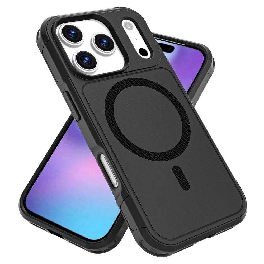 For iPhone 17 Pro Case Compatible with MagSafe PC + TPU Anti-drop Phone Cover - 2