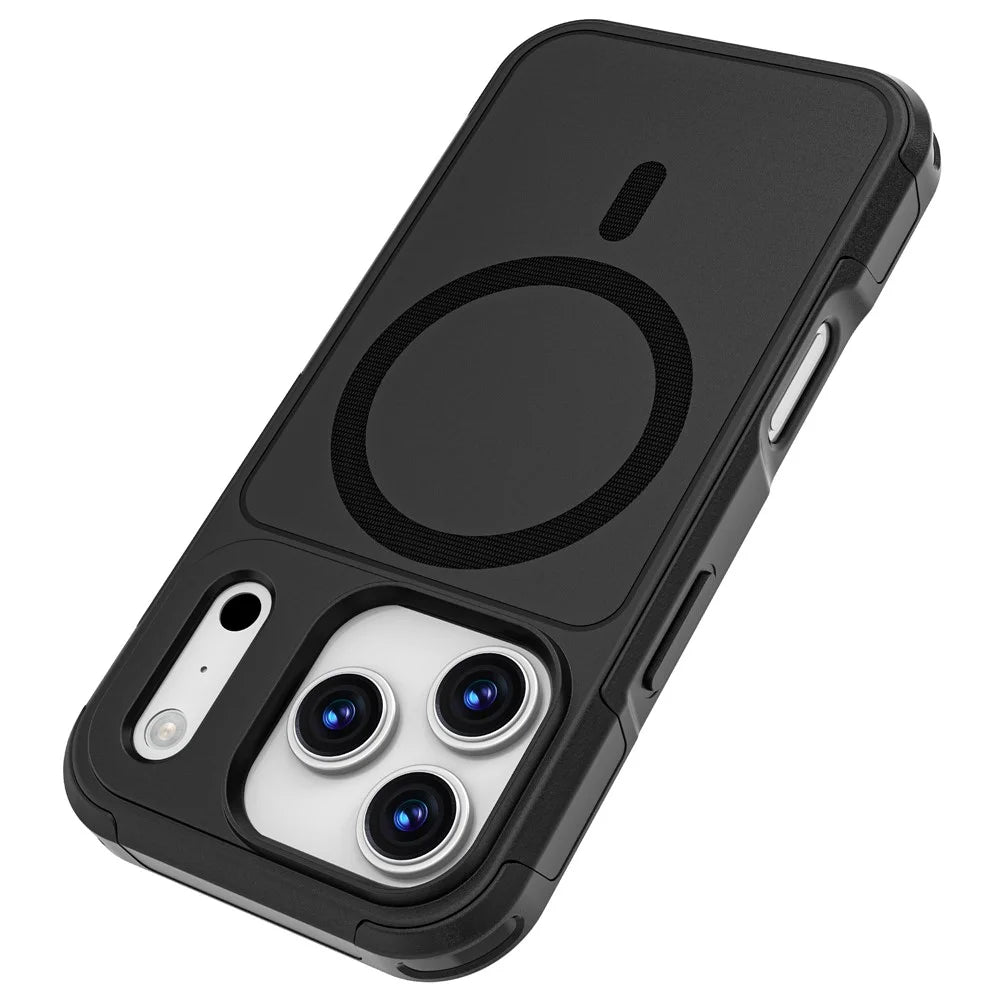 For iPhone 17 Pro Case Compatible with MagSafe PC + TPU Anti-drop Phone Cover - 3