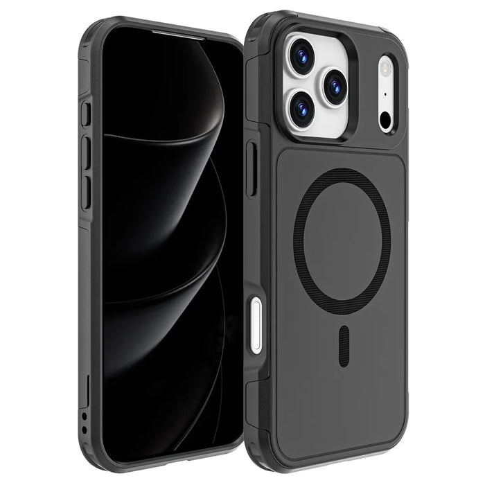 For iPhone 17 Pro Max Case Compatible with MagSafe PC + TPU Anti-drop Phone Cover - 1