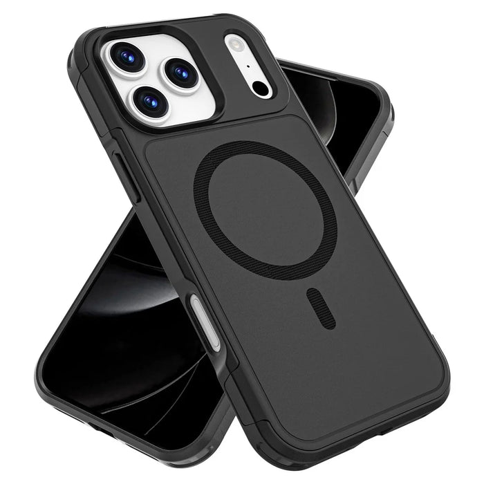 For iPhone 17 Pro Max Case Compatible with MagSafe PC + TPU Anti-drop Phone Cover - 2