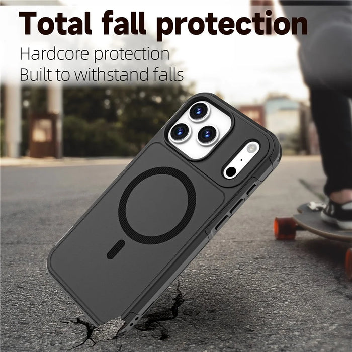 For iPhone 17 Pro Max Case Compatible with MagSafe PC + TPU Anti-drop Phone Cover - 6