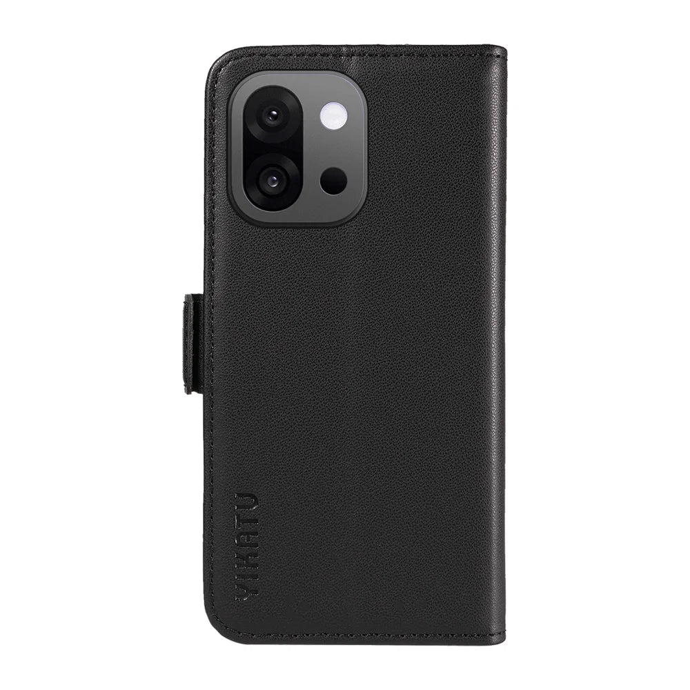 YIKATU For OnePlus 13T 5G Wallet Phone Case  YK-003 Leather Stand Cover -  Black - 7