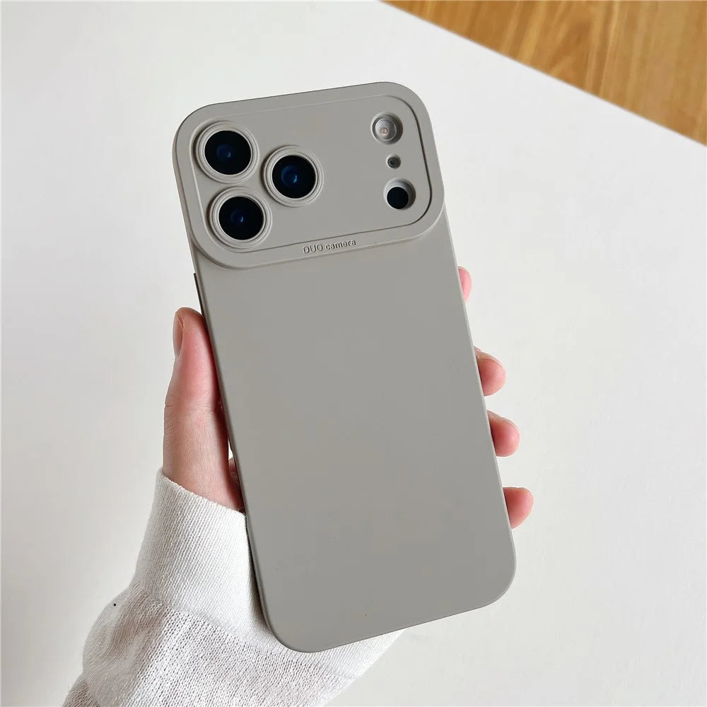 YCADEN For iPhone 17 Pro Max Case Precision Cutout TPU Protective Phone Cover - Titanium Grey - 2