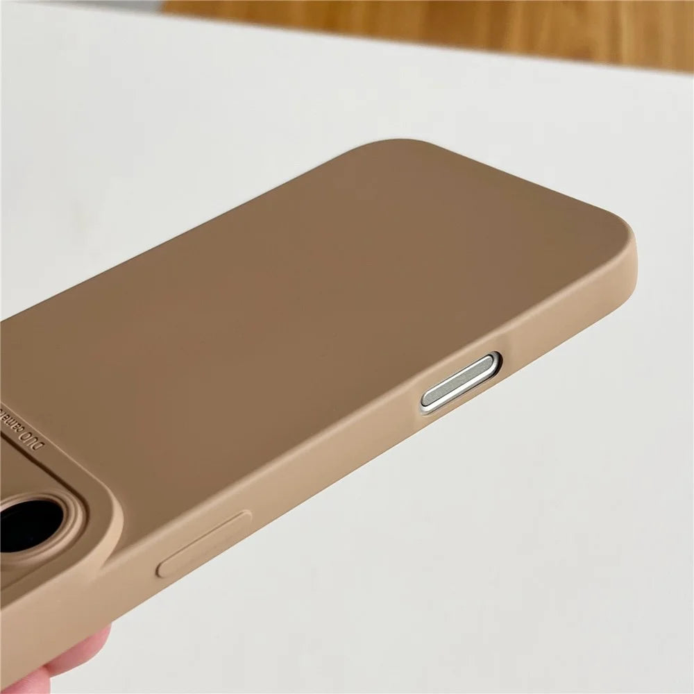 YCADEN For iPhone 17 Pro Max Case Precision Cutout TPU Protective Phone Cover - Titanium Grey - 5