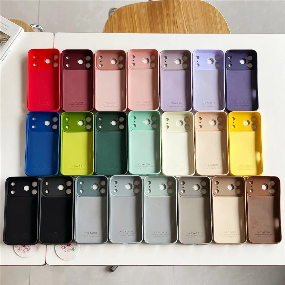 YCADEN For iPhone 17 Pro Max Case Precision Cutout TPU Protective Phone Cover - Titanium Grey - 7