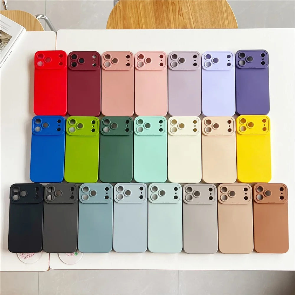 YCADEN For iPhone 17 Pro Case Precision Cutout TPU Protective Phone Cover - Titanium Grey - 6