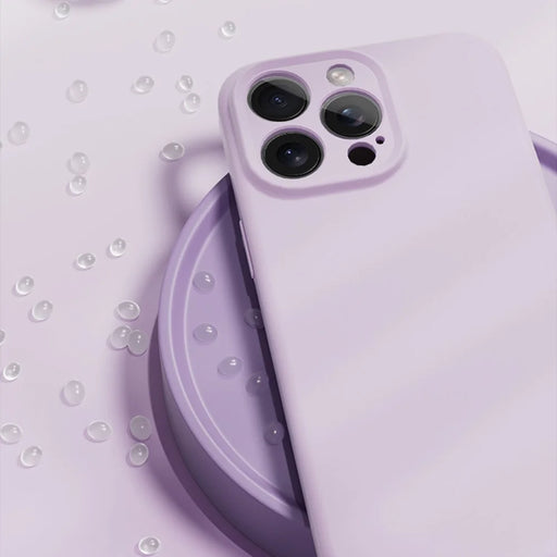 YCADEN For iPhone 15 Pro Max Case Compatible with MagSafe Precise Cutouts TPU Phone Back Cover - Morandi Purple - 2