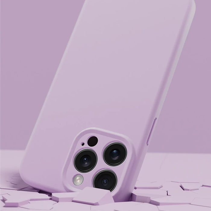 YCADEN For iPhone 15 Pro Max Case Compatible with MagSafe Precise Cutouts TPU Phone Back Cover - Morandi Purple - 5