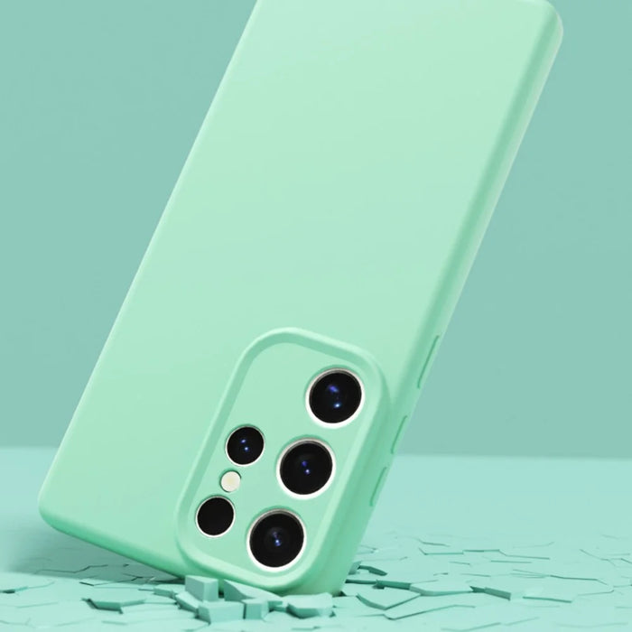 YCADEN For Samsung Galaxy S25 Ultra Case Precise Cutouts TPU Phone Back Cover - Grass Green - 4