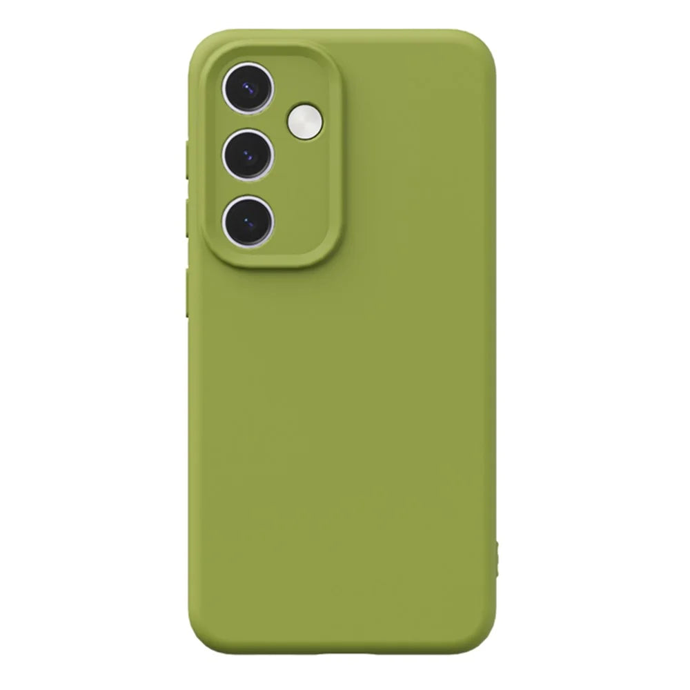 YCADEN For Samsung Galaxy S24+ Case Precise Cutouts TPU Phone Back Cover - Bean Green - 1