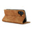 LC.IMEEKE For iPhone 17 Case Wallet Microfiber Leather Phone Cover - Brown - 4