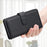 For Google Pixel 8a Leather Case with 10 Card Holder Phone Cover Stand - Black - 7