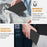 For Samsung Galaxy S25 / Galaxy S24 Leather Case Solid Color Phone Cover with Wallet - Black - 3