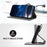 For Samsung Galaxy S25 / Galaxy S24 Leather Case Solid Color Phone Cover with Wallet - Black - 4
