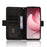 For Oukitel C60 Pro / Oukitel C60 Leather Case Phone Wallet Cover with Multiple Card Slots - Black - 6