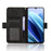 For Cubot A40 Leather Case Phone Wallet Cover with Multiple Card Slots - Black - 6