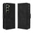 For Infinix Hot 60 Pro+ 4G Leather Case Phone Wallet Cover with Multiple Card Slots - Black - 1