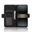 For TECNO Spark 40C Leather Case Phone Wallet Cover with Multiple Card Slots - Black - 6