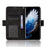 For TECNO Spark 40 Pro+ 4G Leather Case Phone Wallet Cover with Multiple Card Slots - Black - 6