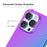 ENKAY For iPhone 16 Pro TPU Case  Thickened Four Corner Drop-proof Phone Back Cover - Purple / Blue - 4
