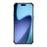 For iPhone Air Magnetic Clear Case Shockproof Hybrid Phone Shell with Camera Lens Frame Kickstand - Brown - 2