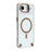 For iPhone Air Magnetic Clear Case Shockproof Hybrid Phone Shell with Camera Lens Frame Kickstand - Brown - 3
