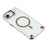 For iPhone Air Magnetic Clear Case Shockproof Hybrid Phone Shell with Camera Lens Frame Kickstand - Brown - 7