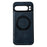 For Google Pixel 9 Pro XL Magnetic Case Calf Texture PU + TPU + PC Kickstand Phone Cover - Blue - 1