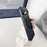 For Google Pixel 9 Pro XL Magnetic Case Calf Texture PU + TPU + PC Kickstand Phone Cover - Blue - 5