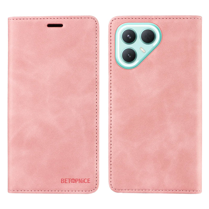 BETOPNICE For TECNO Pova 7 Pro 5G Case  Magnetic Closure RFID Blocking Wallet Stand Leather Phone Cover - Pink - 1
