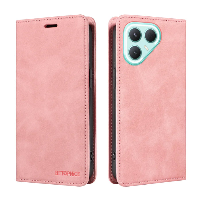 BETOPNICE For TECNO Pova 7 Pro 5G Case  Magnetic Closure RFID Blocking Wallet Stand Leather Phone Cover - Pink - 2