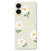 For Samsung Galaxy A08 5G / A08 4G / A07 5G / A07 4G Case Daisy Pattern Printing Straight Edge TPU Phone Back Cover - Beige - 1