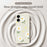 For Samsung Galaxy A08 5G / A08 4G / A07 5G / A07 4G Case Daisy Pattern Printing Straight Edge TPU Phone Back Cover - Beige - 3