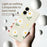 For Samsung Galaxy A08 5G / A08 4G / A07 5G / A07 4G Case Daisy Pattern Printing Straight Edge TPU Phone Back Cover - Beige - 4