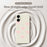 For Samsung Galaxy A08 5G / A08 4G / A07 5G / A07 4G Case Bows Pattern Printing Straight Edge TPU Phone Back Cover - Beige - 3