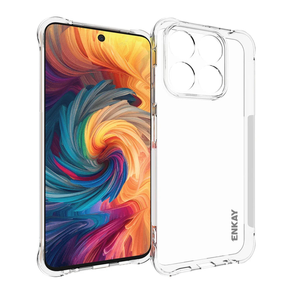 ENKAY HAT PRINCE For ZTE Axon 70 4G Clear Phone Case   Shockproof Anti-slip TPU Cover - Transparent - 1