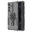 For Samsung Galaxy S25 FE Case Rotatable Ring Kickstand PC + TPU Shockproof Phone Cover - Black - 2