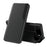 AMORUS For iPhone Air Case Folio Flip Stand PU Leather Phone Cover - Black - 1