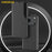 AMORUS For iPhone 17 Pro Max Case Folio Flip Stand PU Leather Phone Cover - Black - 2