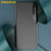 AMORUS For Samsung Galaxy S25 Case View Window Stand PU Leather Phone Cover - Black - 5