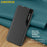 AMORUS For Samsung Galaxy S25 Case View Window Stand PU Leather Phone Cover - Black - 6