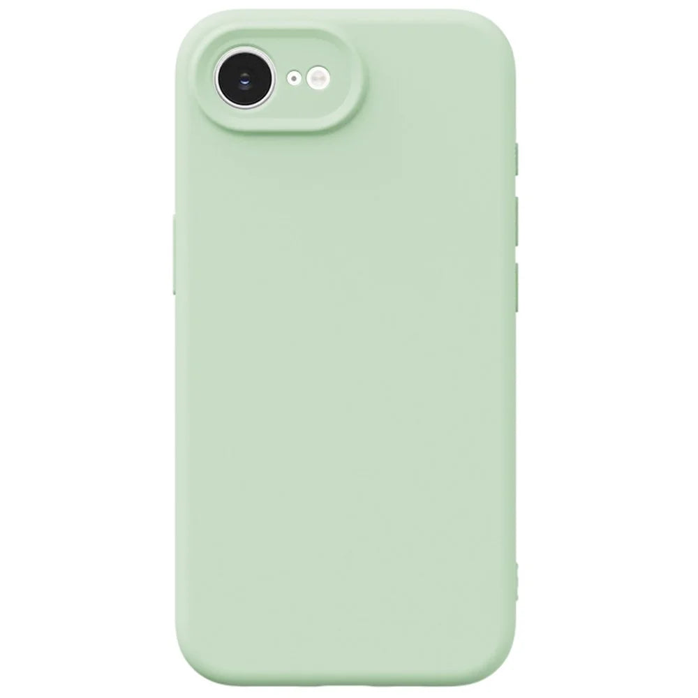 YCADEN For iPhone 17e / 16e Case Precise Cutouts TPU Phone Back Cover - Grass Green - 1