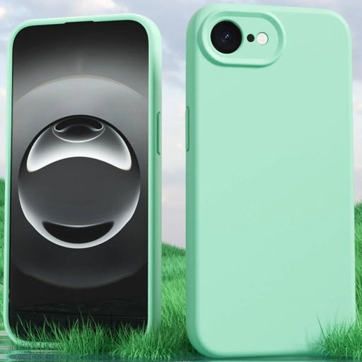 YCADEN For iPhone 17e / 16e Case Precise Cutouts TPU Phone Back Cover - Grass Green - 2