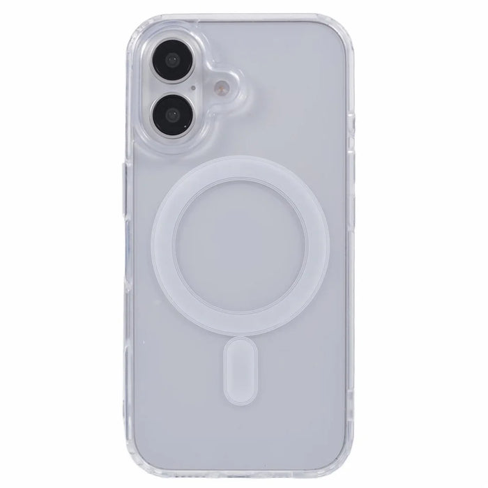 For iPhone 17 Magnetic Case Acrylic + TPU Clear Phone Cover - 3