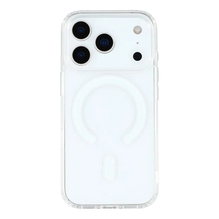 For iPhone 18 Pro / 17 Pro Magnetic Case Acrylic + TPU Clear Phone Cover - 1