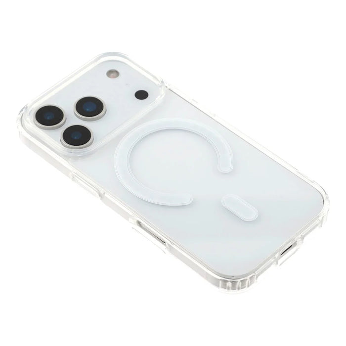 For iPhone 18 Pro / 17 Pro Magnetic Case Acrylic + TPU Clear Phone Cover - 3