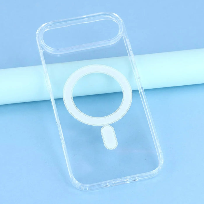For iPhone Air Magnetic Case Acrylic + TPU Clear Phone Cover - 5