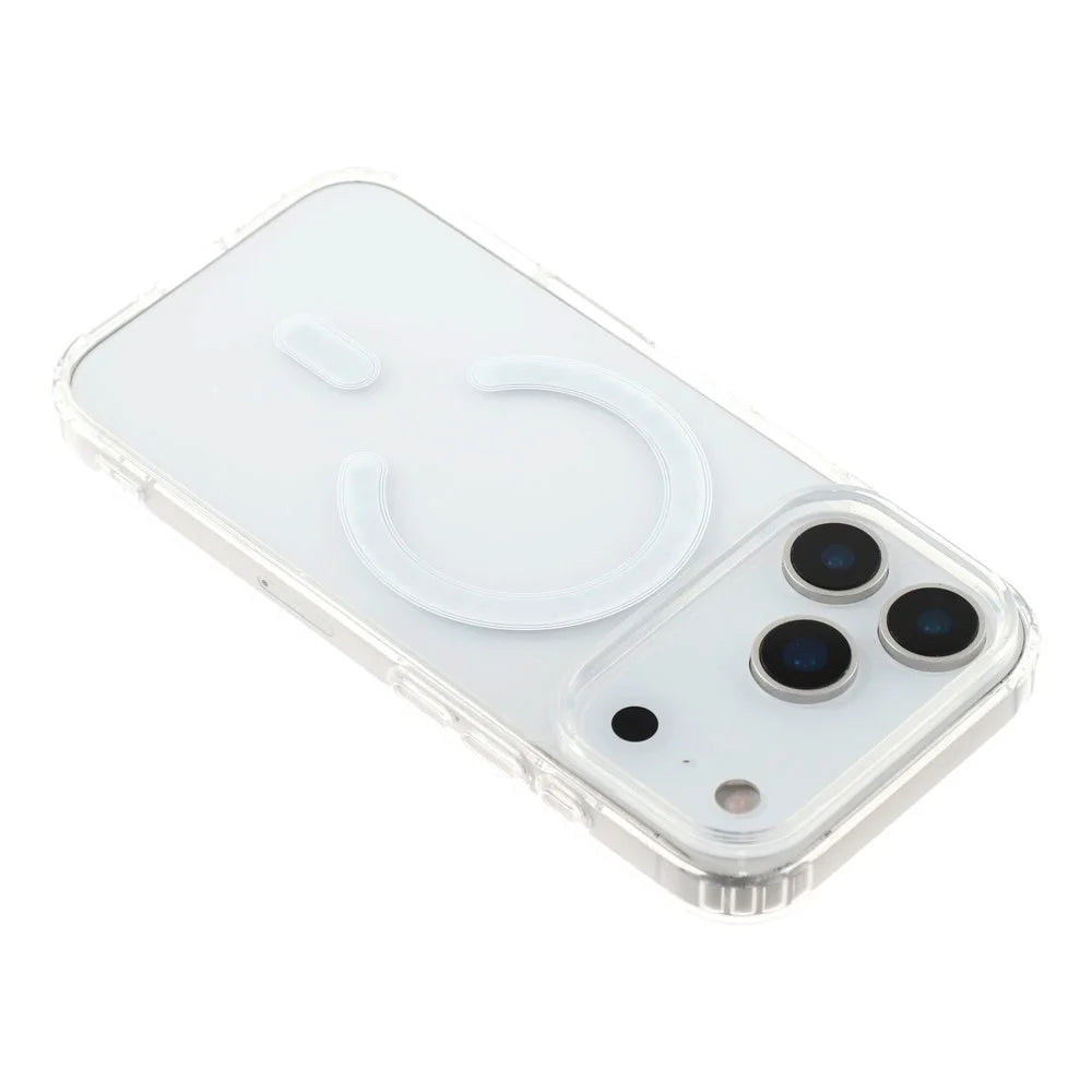 For iPhone 18 Pro Max / 17 Pro Max Magnetic Case Acrylic + TPU Clear Phone Cover - 4