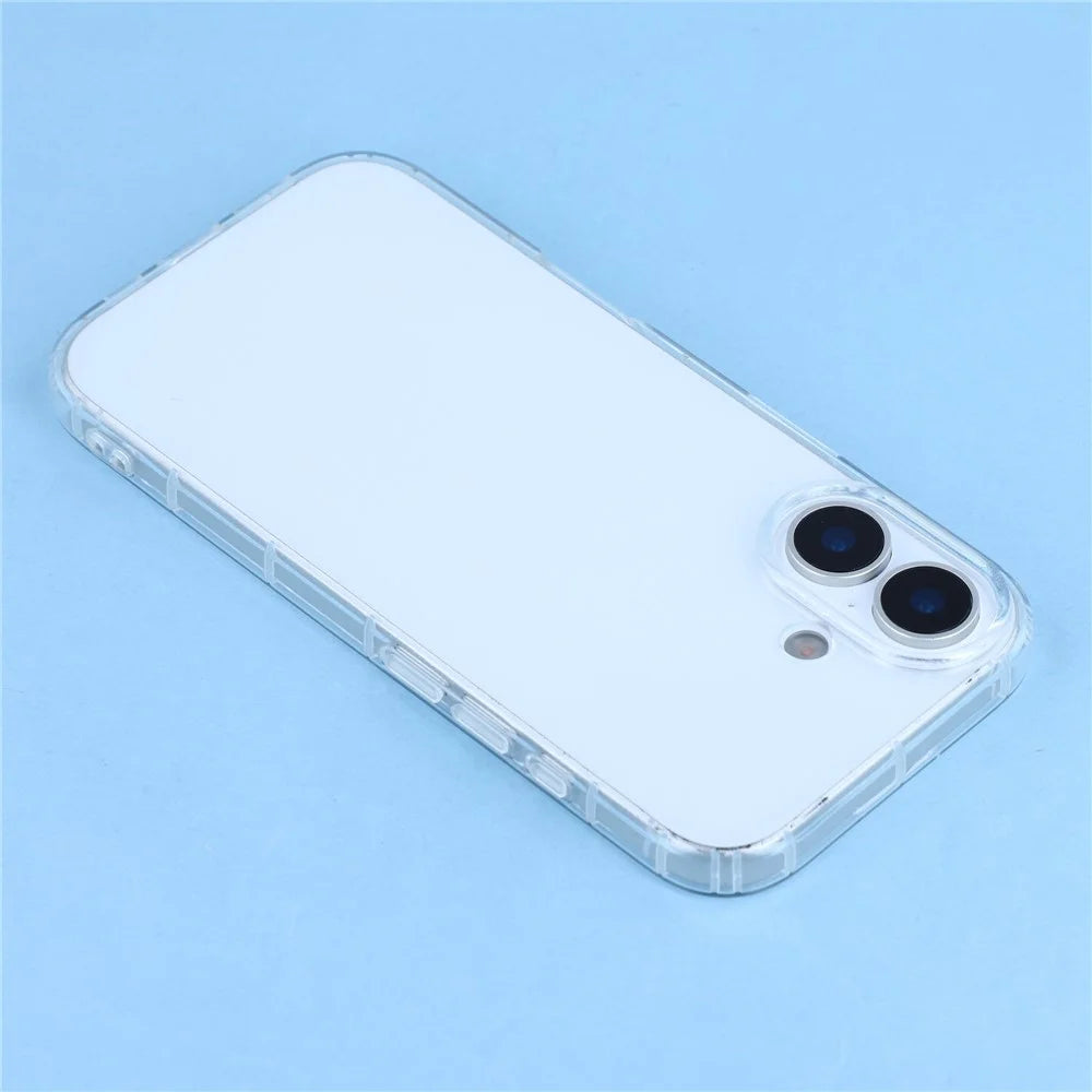For iPhone 17 Case Airbag Protection TPU Clear Phone Back Cover Large Lens Cutout - 5
