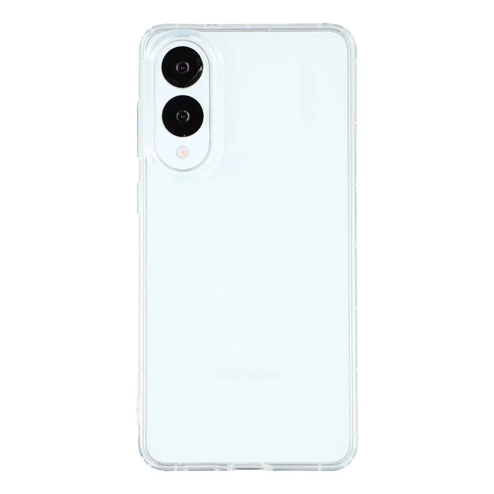 For Samsung Galaxy S25 Edge Case Airbag Protection TPU Clear Phone Back Cover Large Lens Cutout - 1